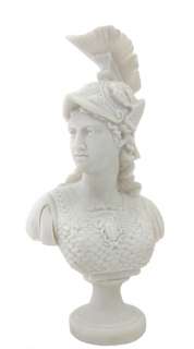 ATHENA STATUE Minerva Greek Roman Goddess Wisdom Bust Pagan Classical 