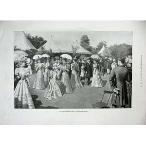   1896 Queen Garden Party Buckingham Palace London Art: Home & Kitchen