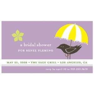 Bird Umbrella Save the Date Magnets   Baby Shower or Wedding Shower 