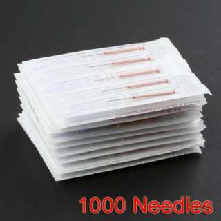 1000 Disposable Copper Acupuncture Needles   0.32x13mm  