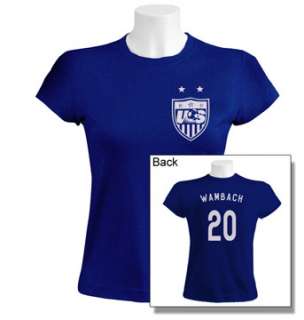 Abby Wambach Jersey Women T Shirt USA National soccer  