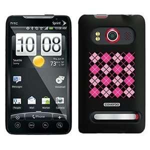  Argyle Pretty in Pink on HTC Evo 4G Case  Players 