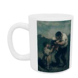   oil on panel) by Honore Daumier   Mug   Standard Size