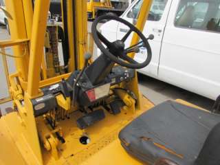 Hyster Model H60XL MIL Propane Forklift 3 Ton Capacity 4395 Hours 