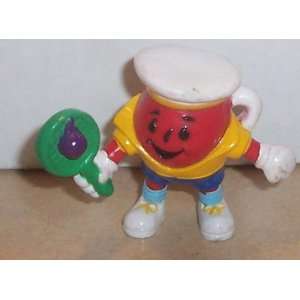  1990s Kraft Kool Aid PVC Figure Playing Tennis Vintage 