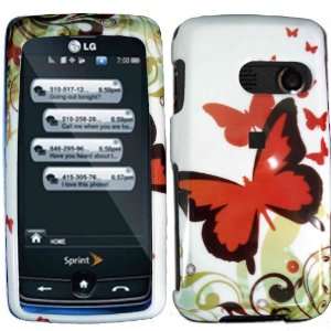  Brown Fly Protector Hard Case Cover for Lg Banter Touch 