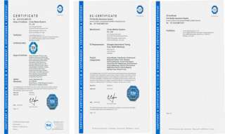 CE & ISO certification