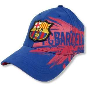  FC BARCELONA SOCCER OFFICIAL ADJUSTABLE SIZE HAT CAP 