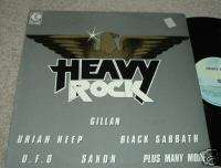 HEAVY ROCK RARE IMPORT LP UFO SAXON BLACK SABBATH  