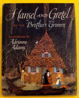HANSEL AND GRETEL Brothers Grimm Adrienne Adams 1st ED VG+ HB 1975 