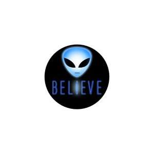   Button 1.25 pin / badge ALIEN Abduction Roswell 