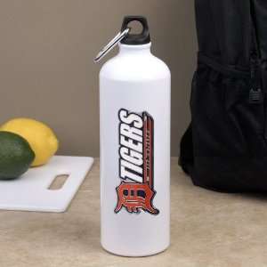  Detroit Tigers White Aluminum Water Bottle Sports 