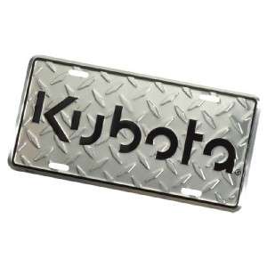 New! Kubota Logo Aluminum License Plate  