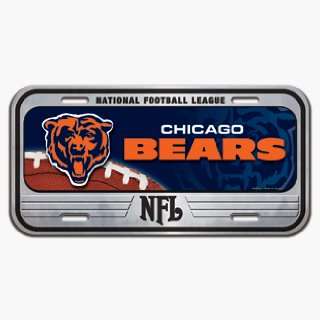  Chicago Bears Domed Metal License Plate *SALE*: Sports 