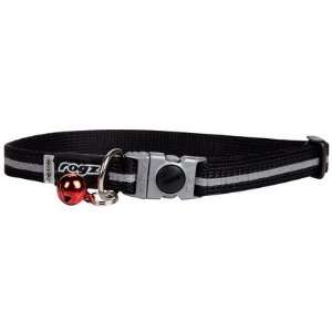 Rogz Catz AlleyCat Safeloc Adjustable Cat Collar   Black (Quantity of 
