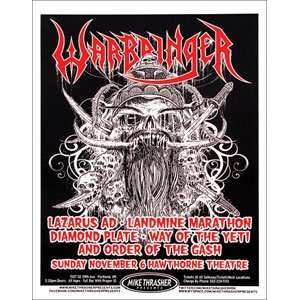  Warbringer   Posters   Limited Concert Promo: Home 