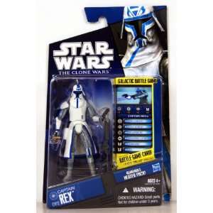 Star Wars 2010 Clone Wars Animated Action Figure CW No. 12 Rex in Cold 