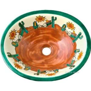  Mexican Hand painted Ceramic Bathroom Sink: Everything 