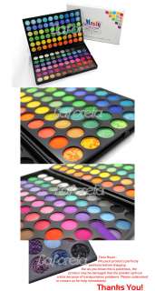   120 Color Glitter Matte Eye Shadow Makeup Palette Wedding Salon Set B