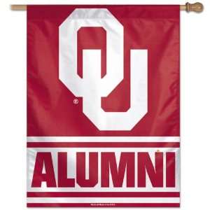  Oklahoma Sooners Alumni Vertical Flag: 27x37 Banner 
