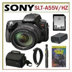  Sony Alpha SLT A55VHZ 16.2 MP Digital SLR Camera with 18 250mm Zoom 