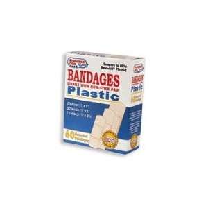  Preferred Pharmacy Plastic Bandages Assorted Sizes 60 