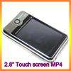 New 2.8 LCD TFT Touch Screen 4GB 4G  MP4 Player FM Camera Sliver 