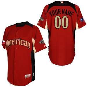 Personalized 2011 All Star Texas Rangers Any Name and Number Red 2011 