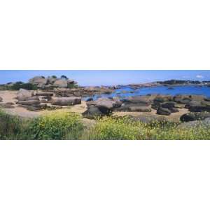 Rock Formations at the Coast, Ploumanach, Brittany, France by 