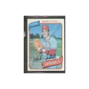1980 Topps Regular #631 Mark Littell, St. Louis Cardinals Baseball 
