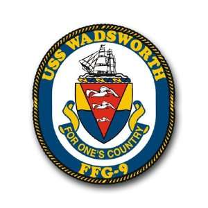  US Navy Ship USS Wadsworth FFG 9 Decal Sticker 5.5 