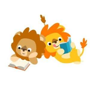  Cute Cartoon Lion Readers sticker: Everything Else