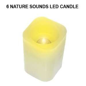  Nature Sounds LED Candle (6 Different Nature Sounds and 5 