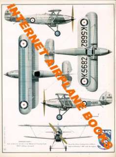 AIRCRAFT PROFILE 18 HAWKER FURY BIPLANE FIGHTER RAF  