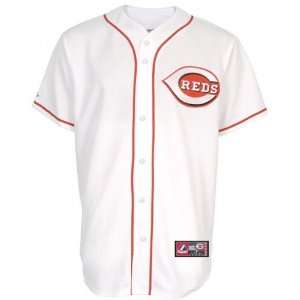  Mike Leake #44 Reds Youth Home White Jersey   Youth Small 