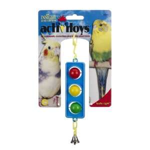   Pet Company Activitoy Traffic Light Small Bird Toy, Colors Vary: Pet