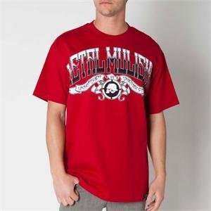 Metal Mulisha Dropout T Shirt   Medium/Cardinal