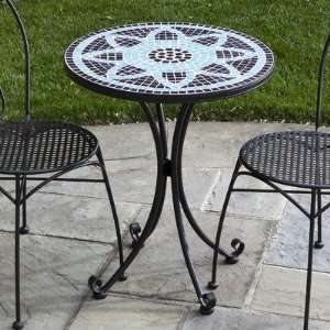  Le Mans 24 Round Bistro Table and Base: Patio, Lawn 