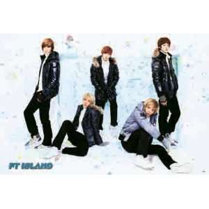  F.T. Island horiz POSTER 34 x 23.5 musical notes Korean 