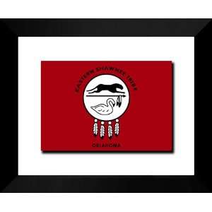  Native American Eastern Shawnee Tribe Flag 15x18 Framed 