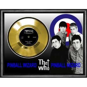  The Who Pinball Wizard Framed Gold Record A3 Musical 