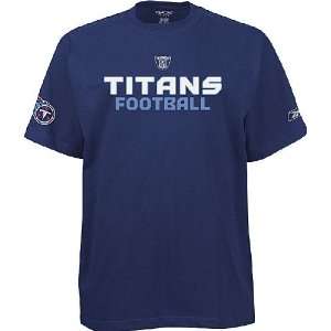  Reebok Tennesse Titans Blue Orbital Short Sleeve T Shirt 
