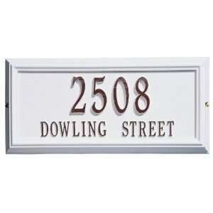   House Number & Street Name Plaque   Address Plate