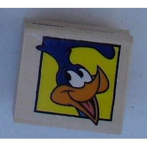 Road Runner Face Wood Mounted Rubber Stamp (Discontinued) From Rubber 