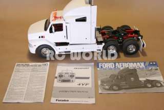 TAMIYA 1/14 RC FORD AEROMAX RC TRACTOR TRAILER FULL OPTION *NEW* RTR 