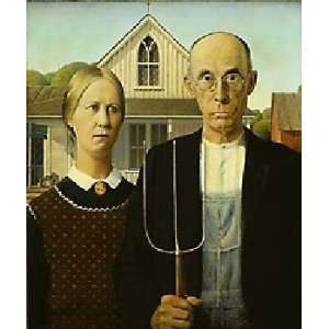  Grant Wood   American Gothic: Home & Kitchen