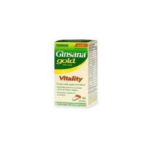  Ginsana Gold Blend, Vitality, Gelcaps 80 ea Health 