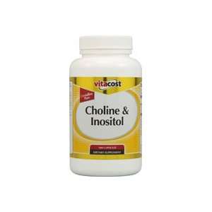  Vitacost Choline & Inositol    100 Capsules Health 