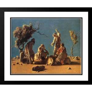   Framed and Double Matted Anchorites in the Desert