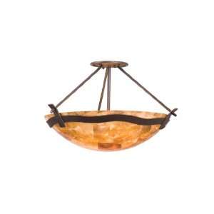   Aegean 3 Light Semi Flush Ceiling Fixture From the Aegean Collection